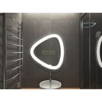 Зеркало в ванную комнату с подсветкой Манго 75х75 см